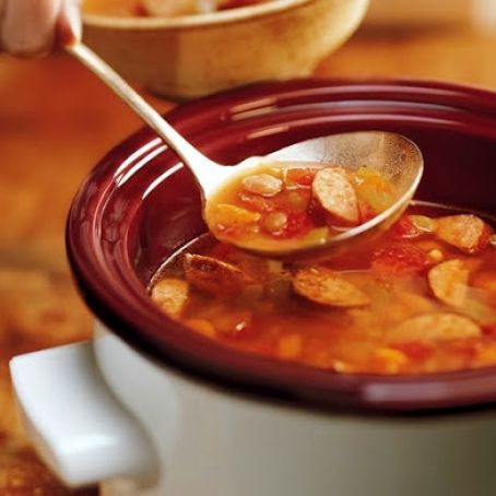 Easy Bean and Kielbasa Soup