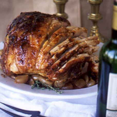 Roasted Fresh Ham with Orange Glaze Recipe | SAVEUR