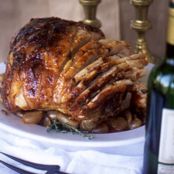 Roasted Fresh Ham with Orange Glaze Recipe | SAVEUR