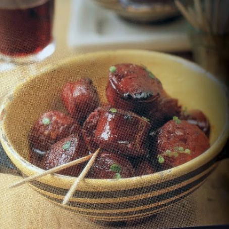 Chorizo in red wine