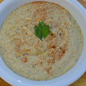 dip - White Bean Dip with Spiced Tortilla Chips