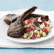 Lamb Chops with Moroccan Salad