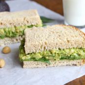 Smashed Chickpea & Avocado Salad Sandwich