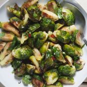 BRUSSELS SPROUTS, MOMOFUKU-STYLE