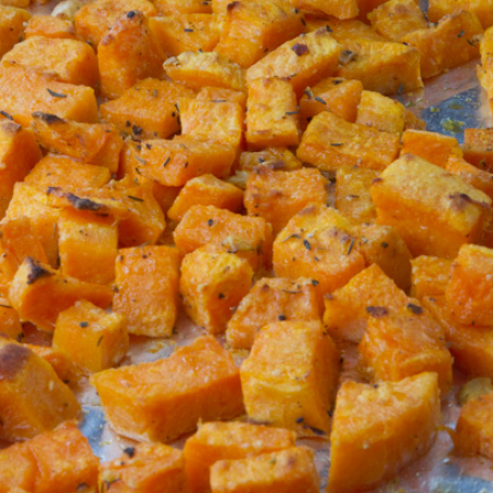 Roasted Parmesan Sweet Potatoes