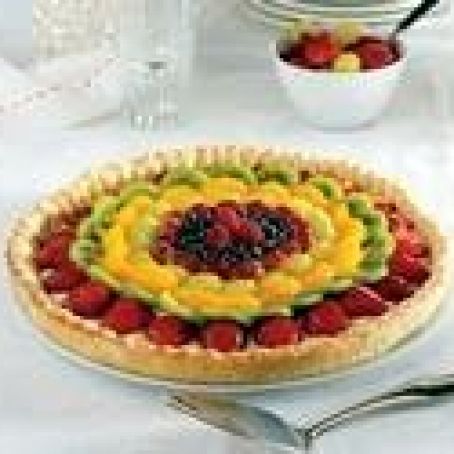 White Chip Fruit Tart