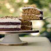 Carrot Cake with Black Walnut Frosting