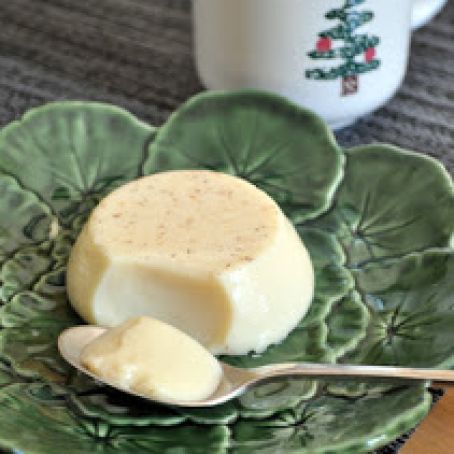 Eggnog Panna Cotta