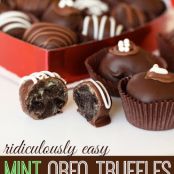 Mint Oreo Truffles