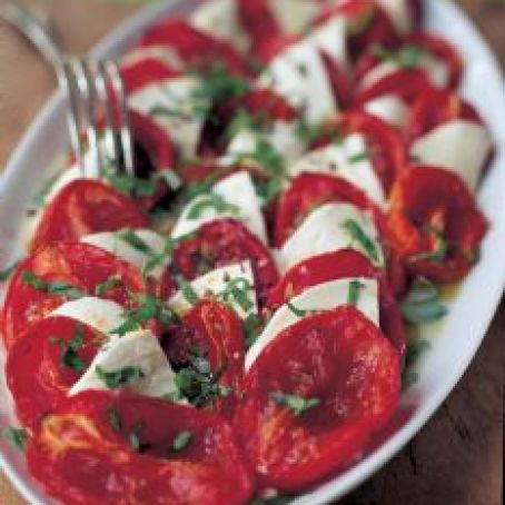 Roasted Tomato Caprese Salad - Barefoot Contessa