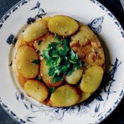 Crispy Potato Cake with Garlic and Parsley