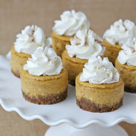 Mini Pumpkin Cheesecake