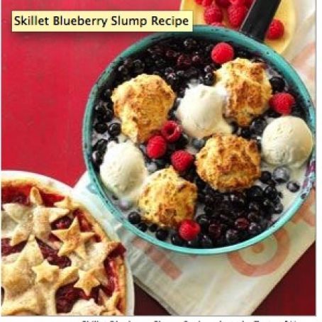 Skillet Blueberry Slump Recipe