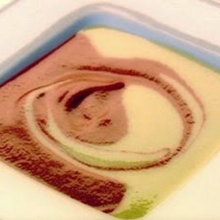 Two Tone Beet and Celery Soup