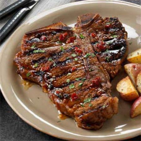 Chipotle-Honey Grilled T-Bones