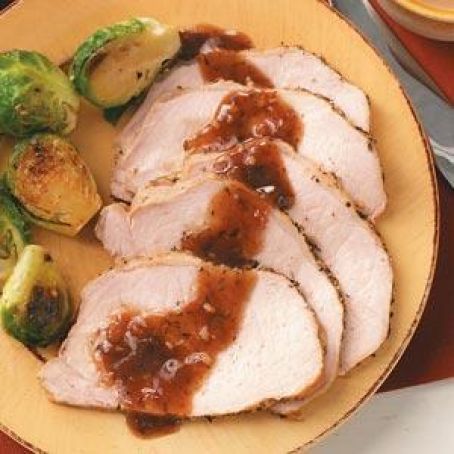 Pork Roast with Plum Sauce