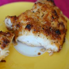 Easy Baked Chicken with Garlic and Brown Sugar