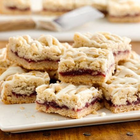 Raspberry White Chocolate Cookie Bars