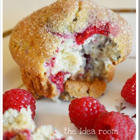 Raspberry White Chocolate Muffins