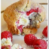 Raspberry White Chocolate Muffins