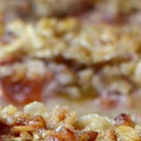 Peach & Pecan Oat Crumble Bars