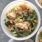 Brown Rice, Chicken, and Cilantro Salad