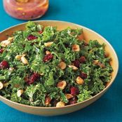 Kale Salad with Cranberry Vinaigrette