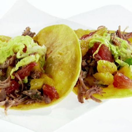 Pulled Pork Tacos with Citrus Salsa