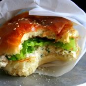 Shredded Chicken Caesar Sandwiches