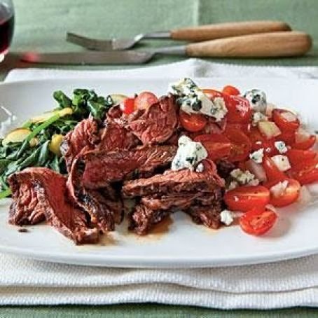Beef Steak, Grilled Balsamic Skirt