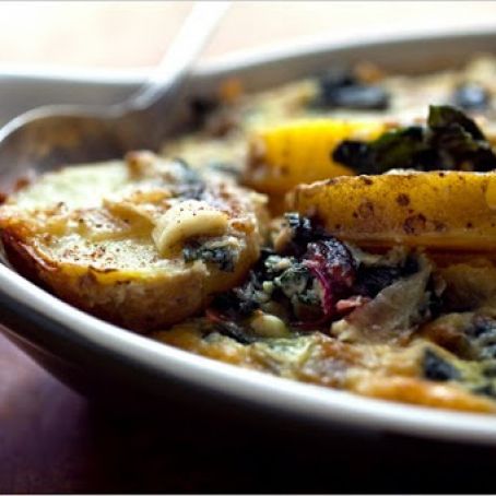 GREENS & POTATO GRATIN