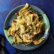 Caramelized Fennel with Parmesan & Almonds