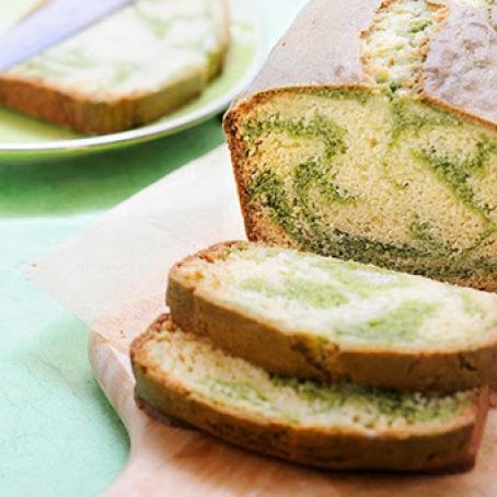 CAKE - Matcha Tea Marbled Tea Cake