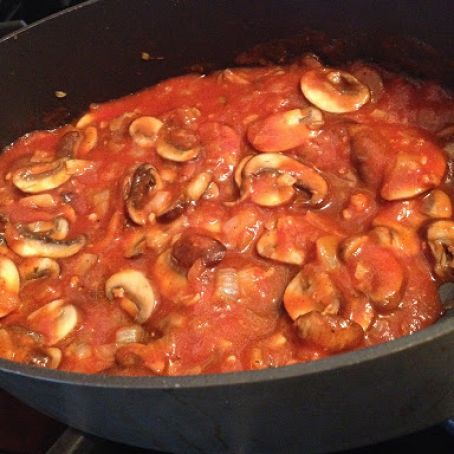 Tomato Sauce with Dried Porcini Mushrooms