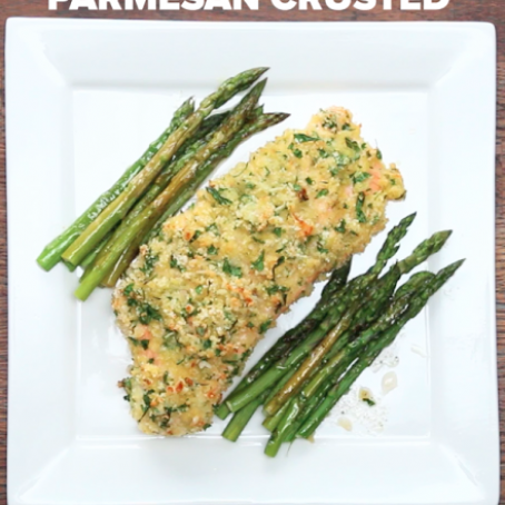 One-Pan Parmesan Crusted Salmon