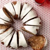 Spiced Apple-Walnut Cake with Cream Cheese Icing - not tested, great reviews