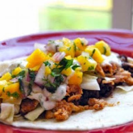 Carribean Jerk Chicken Tacos