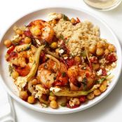 Greek Shrimp and Couscous