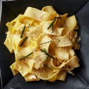 Pappardelle in Saffron Cream