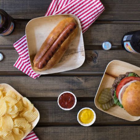 Hot Dog and Hamburger Potato Buns