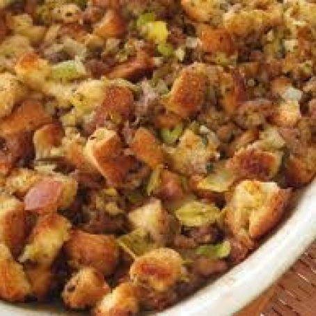 Artichoke, Sausage, and Parmesan Cheese Stuffing