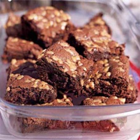 Fudgy Mocha-Toffee Brownies