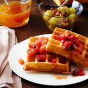 Brown Butter Waffles (Yeast)