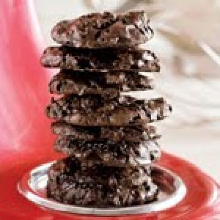 Chewy Flourless Chocolate Cookies