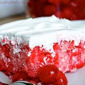 Shirley Temple Poke Cake