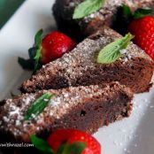 Chocolate Mint Brownie Cake