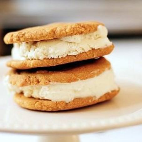 Peanut Butter Ice Cream Sandwiches
