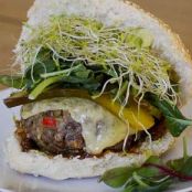 Lentil Burgers with All the Fixings