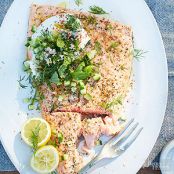 Roasted Salmon with Herbs & Yogurt