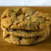 Peanut Butter Snickers Cookies